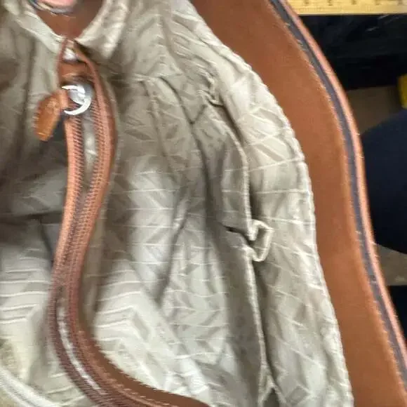 Chaps Dresden Faux Leather Bucket Shoulder Bag - Picture 7 of 13